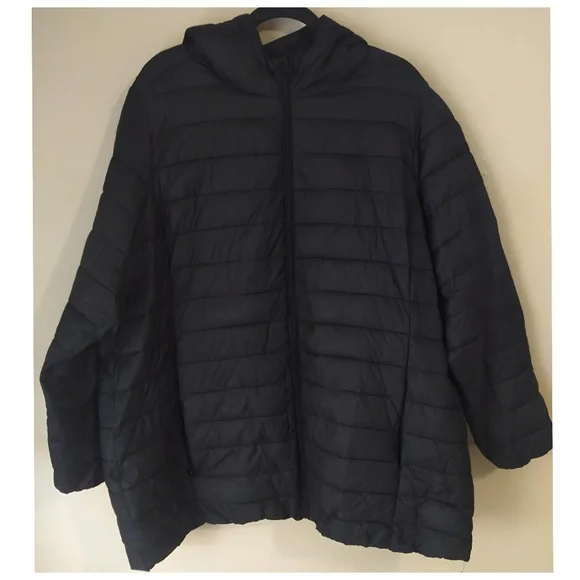 Torrid Black Quilted Packable Puffer Size 3 - Picture 3 of 8